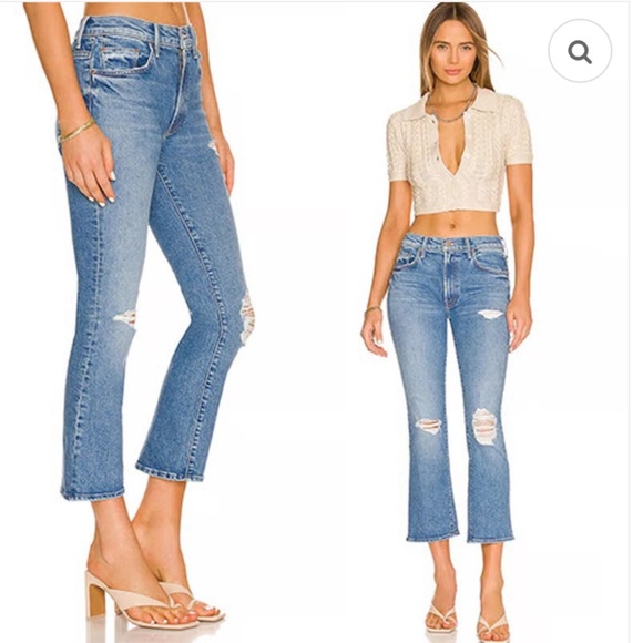 MOTHER Denim - Mother Denim Insider Ankle Jeans in Bloom and Doom - size 25